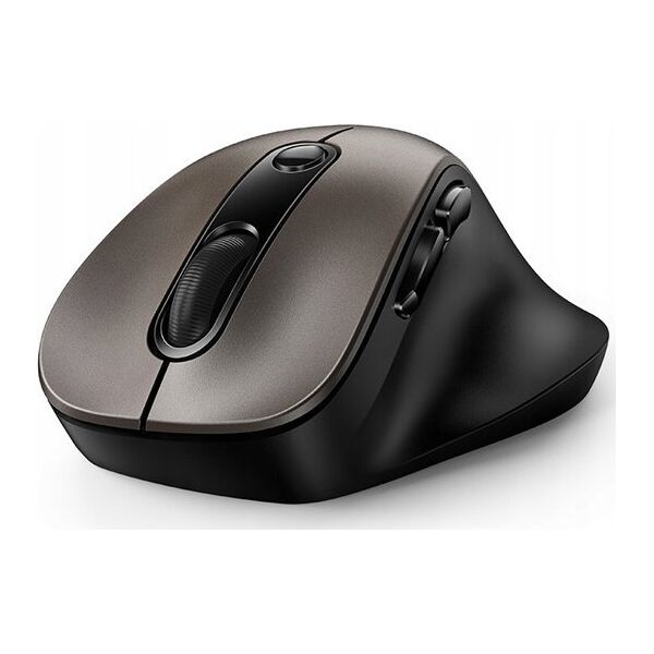 Mysz Genius Mysz bezprzewodowa Genius Ergo 9000S Mini Tytan Cichy klik Bluetooth 5.0 + 2,4GHz