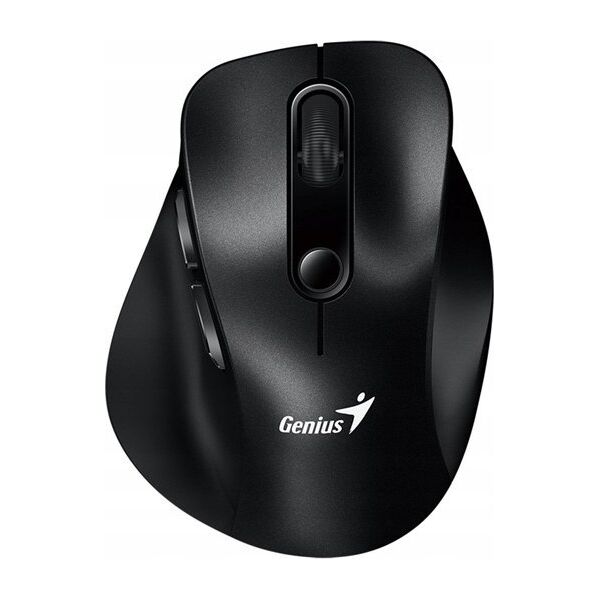 Mysz Genius Mysz bezprzewodowa Genius Ergo 9000S Mini Czarna Cichy klik Bluetooth 5.0 + 2,4GHz