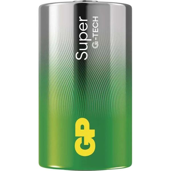 GP Bateria alkaliczna, LR20, LR20, 1.5V, GP, Folia, 2-pack, SUPER, ogniwo format D