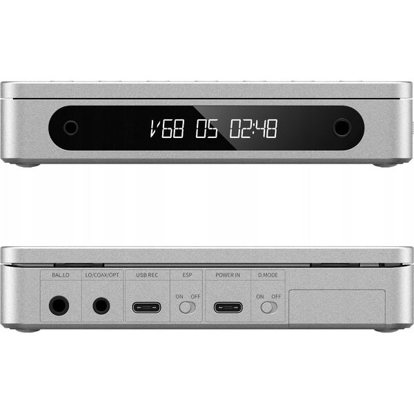 Odtwarzacz CD FiiO FiiO DM13 BT - silver - Przenośny odtwarzacz CD z Bluetooth