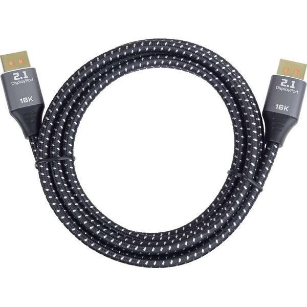 Καλώδιο PREMIUMCORD DisplayPort 2.1, 16K@60Hz, 8K@120Hz, 1m 14440855 8592220026028