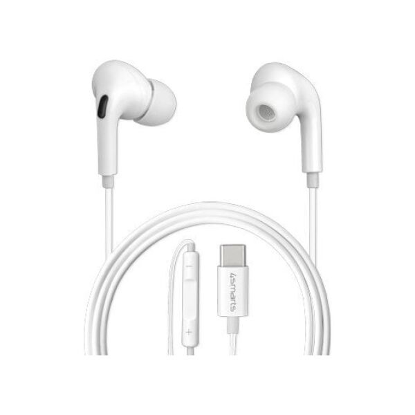4smarts Słuchawki Melody Digital Basic    USB-C z przetwornikiem D/A biały/white 465590