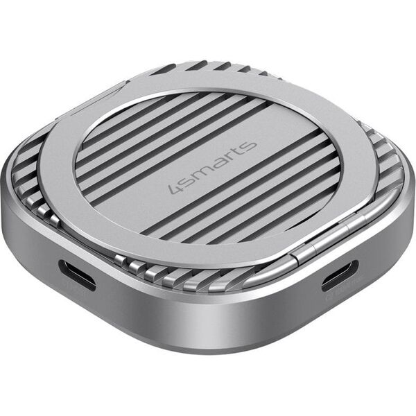 Magnetyczna obudowa SSD 4smarts do 4TB    z podpórką 3C MagSafe szary 541311