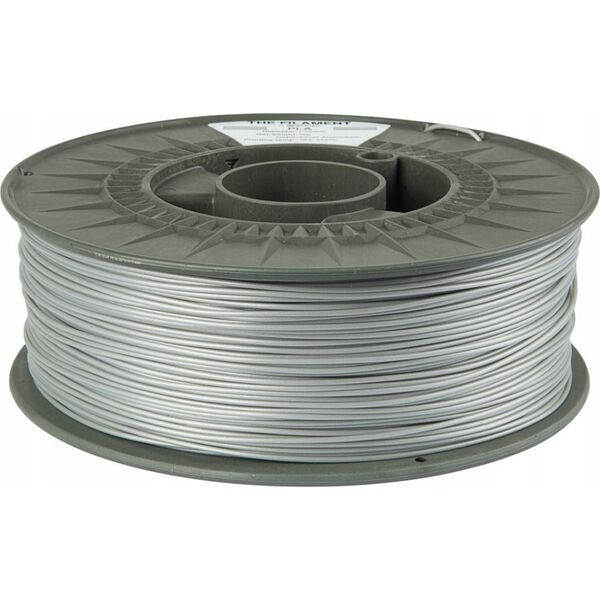 The Filament 3D filament, PLA, 1,75mm, 1000g, TF-24006, silver aluminium