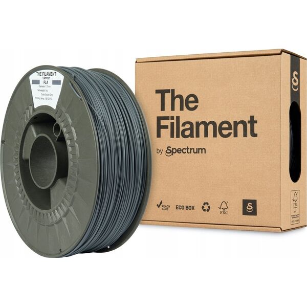 The Filament 3D filament, PLA, 1,75mm, 1000g, TF-24002, basalt grey