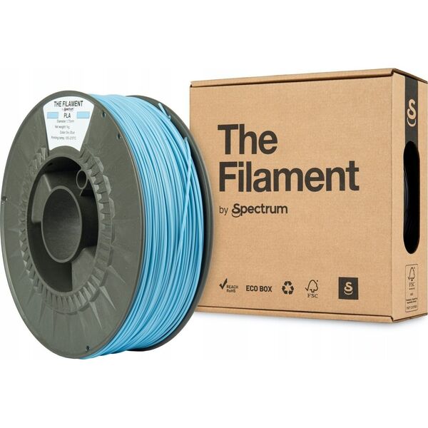 The Filament 3D filament, PLA, 1,75mm, 1000g, TF-24008, sky blue