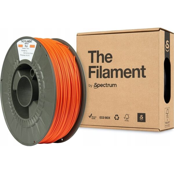 The Filament 3D filament, PLA, 1,75mm, 1000g, TF-24012, machinery orange