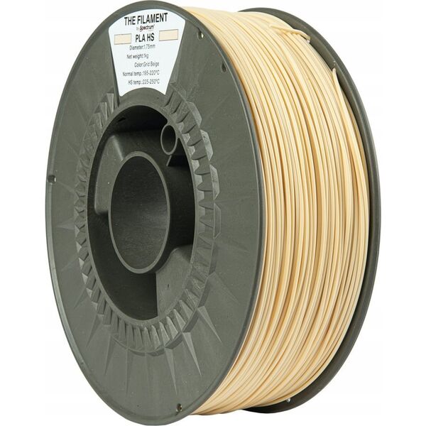 The Filament 3D filament, PLA HS, 1,75mm, 1000g, TF-24038,  grid beige