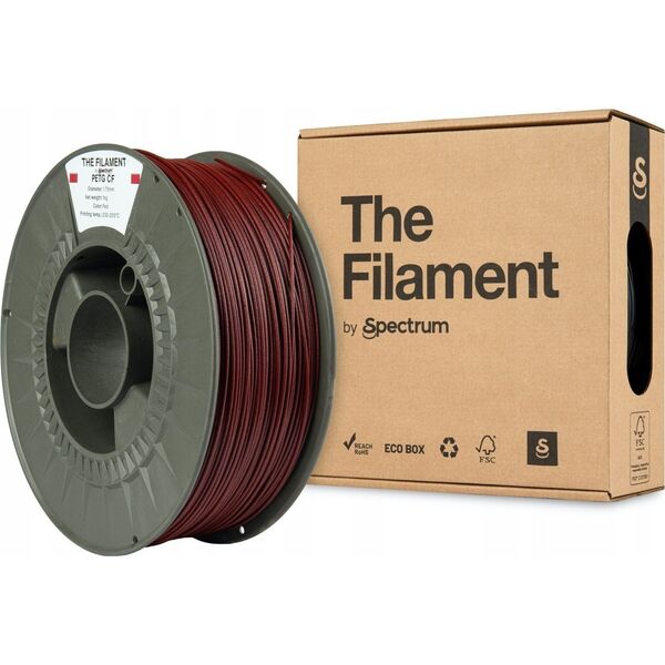 The Filament 3D filament, PETG CF, 1,75mm, 1000g, TF-24110, red