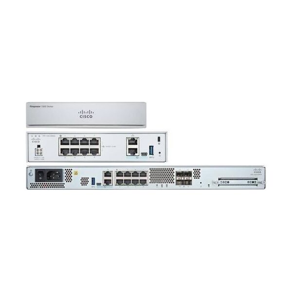 Zapora sieciowa Cisco Cisco FPR1150-ASA-K9 firewall (hardware) 1U 7500 Mbit/s