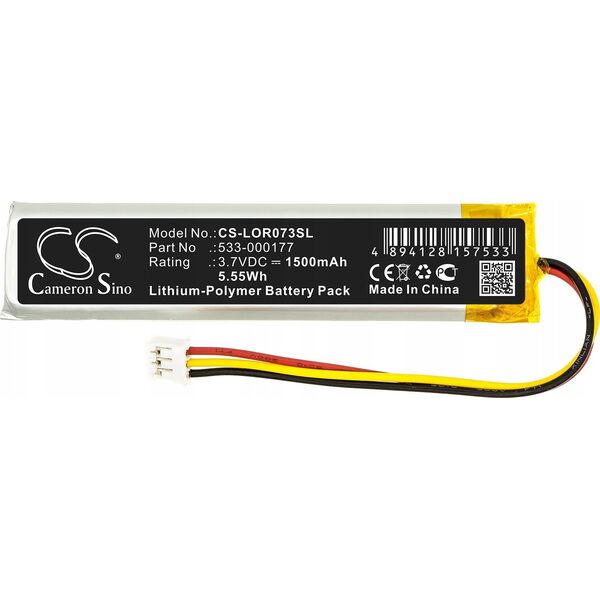 Bateria Kf Akumulator Bateria 533-000177 Do Myszki Klawiatury Logitech Mx Keys Yr0073 / Cs-lor073sl
