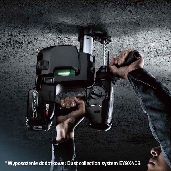 Σφυρόδραπανο Panasonic SDS σφυροδράπανο 18V Panasonic EY1HD1 J18D32 + φορτιστής + 2x μπαταρίες 18V/5Ah + Systeiner 14104916 5025232948369