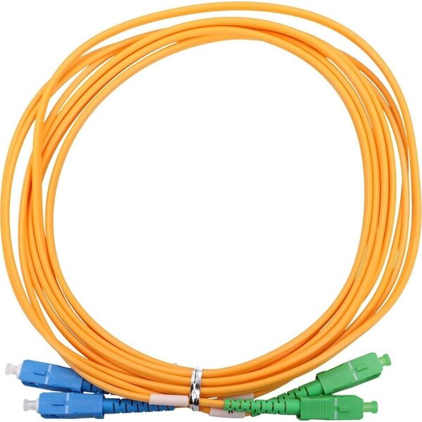ExtraLink Extralink SC/APC-SC/UPC | Μπάλωμα κορδονιού | Singlemode, Duplex, G657A1, 3mm, 2m 14266144 5905090000000