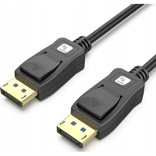 TECHLY DisplayPort 2.1 Audio/Video Cable M/M 4K 1m Black