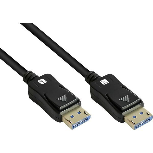 TECHLY DisplayPort 2.1 Audio/Video Cable M/M 4K 1m Black