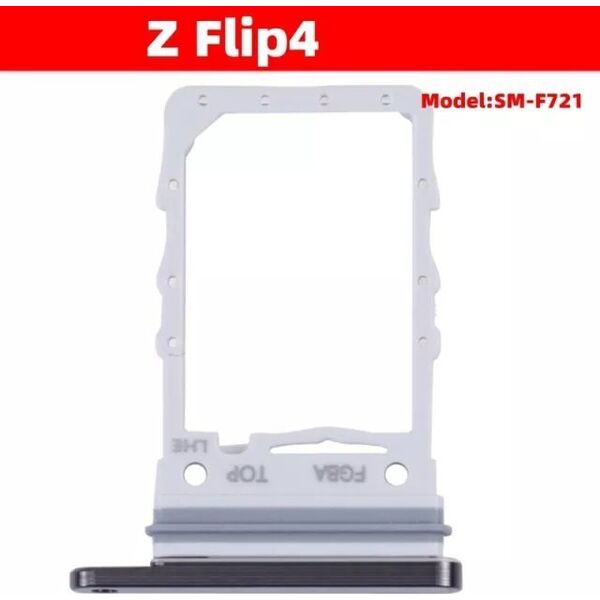 Samsung F721 Z Flip 4 Sim Holder Black 13689932 5715063096116