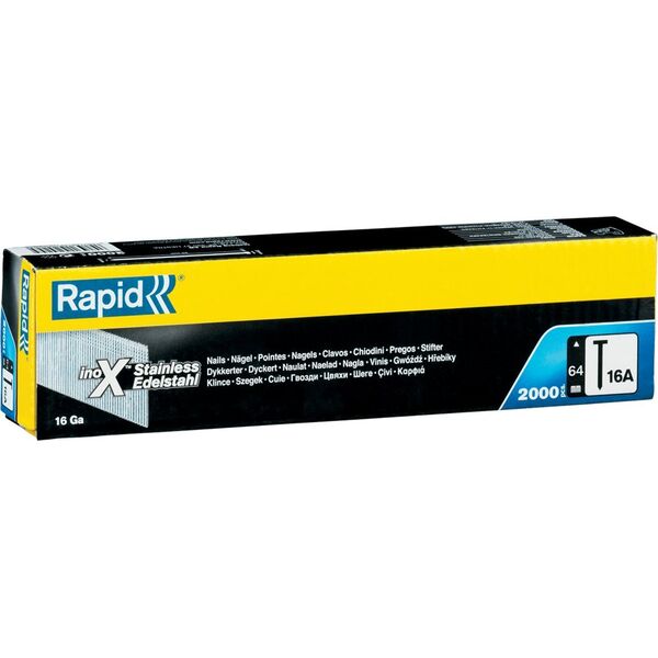 Rapid Nails "Rapid" 16A/64 mm SS 2000 τεμ. 13764848 4051661024252