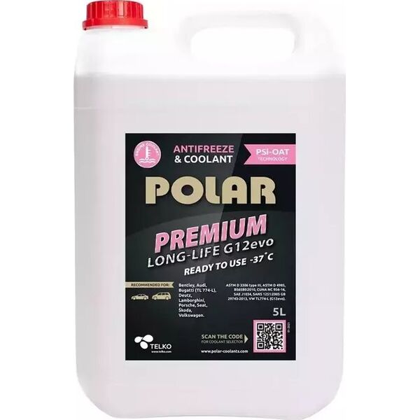 Polar ANTIFREEZE POLAR G12EVO 5 L 14052339 6413040000772