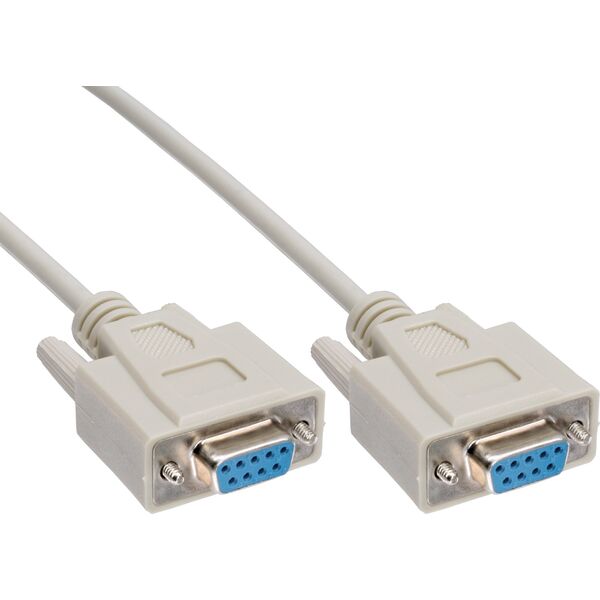 InLine 15 τεμ. Μαζική συσκευασία InLine® Null Modem Cable DB9 θηλυκό σε θηλυκό 10m 14070425 4043718316250