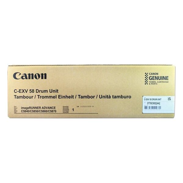 Canon Canon Drum unit 3770C002 / C-EXV58 14137983 4251231943192