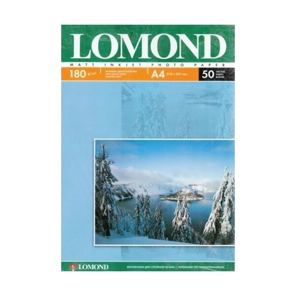Sourcing Lomond Photo Inkjet Paper Matte 180 g/m2 A4, 50 φύλλα 14149609 8586024250215