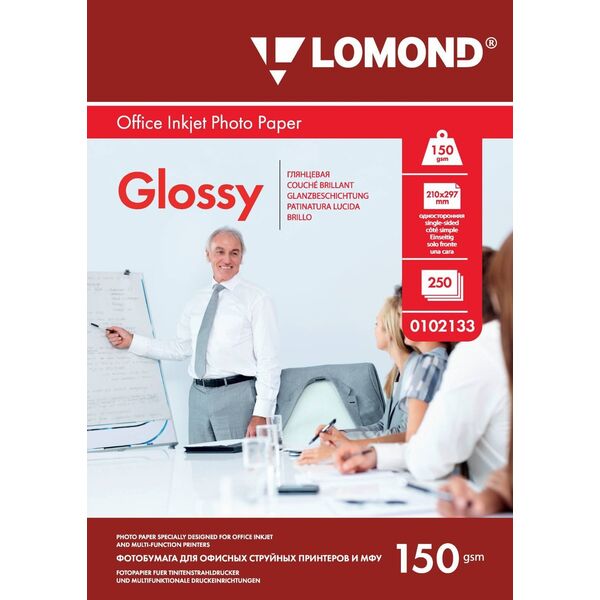 Lomond Lomond Photo Inkjet Paper Glossy 150 g/m2 A4, 250 φύλλα 14163268 4607087452300
