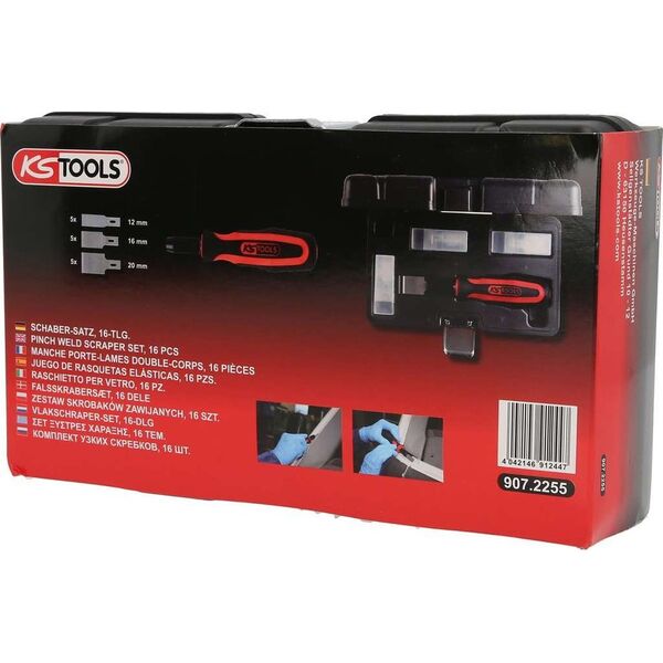 KS Tools Σετ επίπεδη ξύστρα 16 τεμαχίων KS TOOLS 14197972 4042146912447