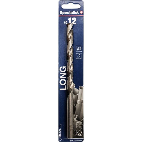 Specialist+ SPECIALIST+ τρυπάνι μετάλλου LONG DIN340, 12 x 115mm 14210185 4779039131042
