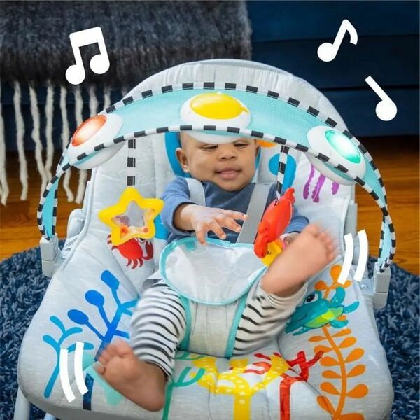 Baby Einstein BABY EINSTEIN Musical Infant to Toddler Rocker KICK TO IT Opus 0 - 30 m., ΠΟΛΥΧΡΩΜΑ, 16787 14234260 74451167872