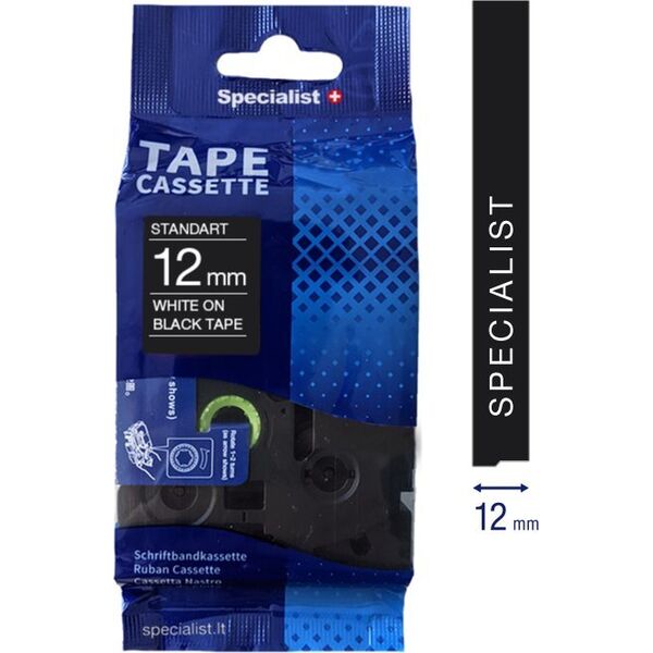 Specialist+ SPECIALIST+ ταινία. Συμβατό STANDART, 12 mm, b/j 14386411 4779039131738