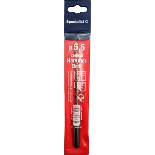Specialist+ SPECIALIST+ τρυπάνι κώνου για σκυρόδεμα, 5,5x100/160 mm 14412828 4779039131943