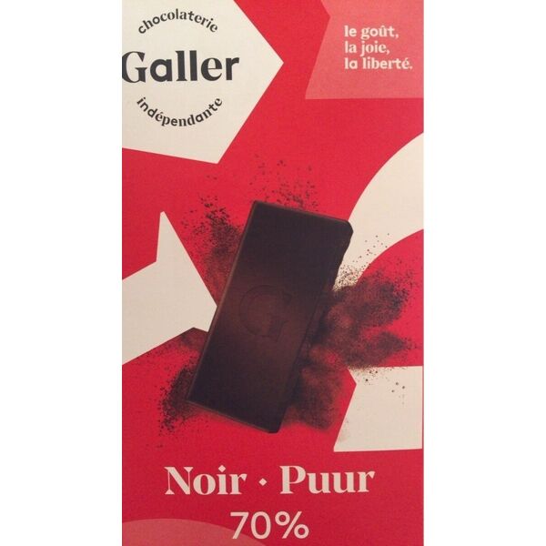 Chocolate tablet Galler Dark 70%, 80 g