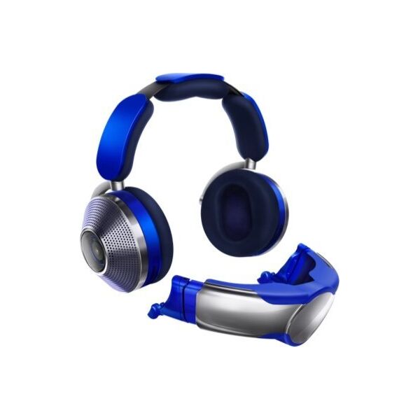 Dyson Zone Zestaw słuchawkowy Przewodowy i Bezprzewodowy Opaska na głowę Połączenia/muzyka USB Type-C Bluetooth Niebieski