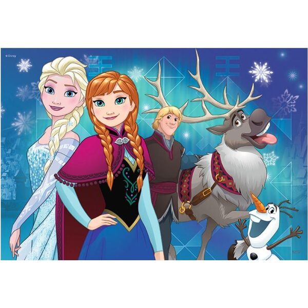 Ravensburger Puzzle 2x24 elementów Frozen - Zorza polarna