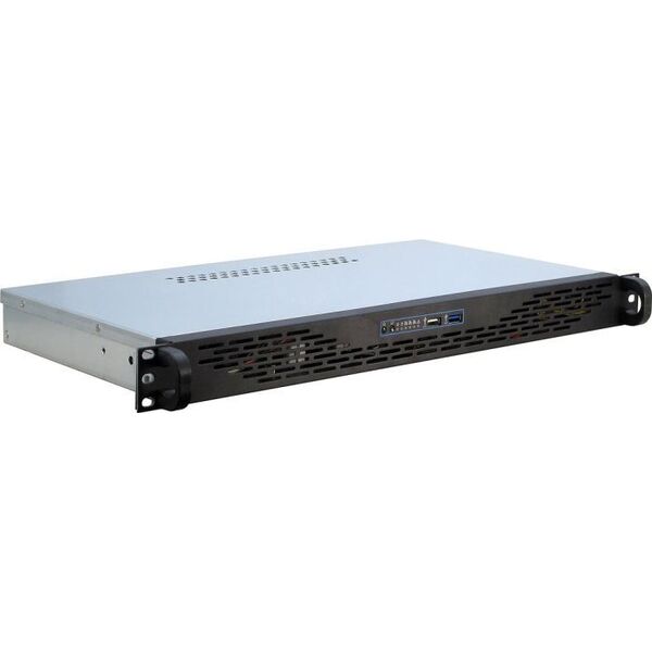 Inter-Tech INTER-TECH IPC 1HU-K-125L 48,26cm 19inch 1HE IPC-Case eather 1x 8,9cm 3,5inch int. or 2x 6,35cm 2,5inch int. 1x USB 2.0 1x USB 3.0 - 88887085