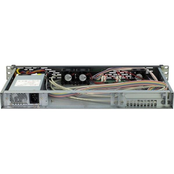 Inter-Tech INTER-TECH IPC 1HU-K-125L 48,26cm 19inch 1HE IPC-Case eather 1x 8,9cm 3,5inch int. or 2x 6,35cm 2,5inch int. 1x USB 2.0 1x USB 3.0 - 88887085