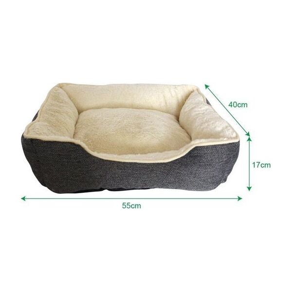 ΚΡΕΒΑΤΙ PET GREY HOPPY 55X40X17CM 13554860 4772013413912