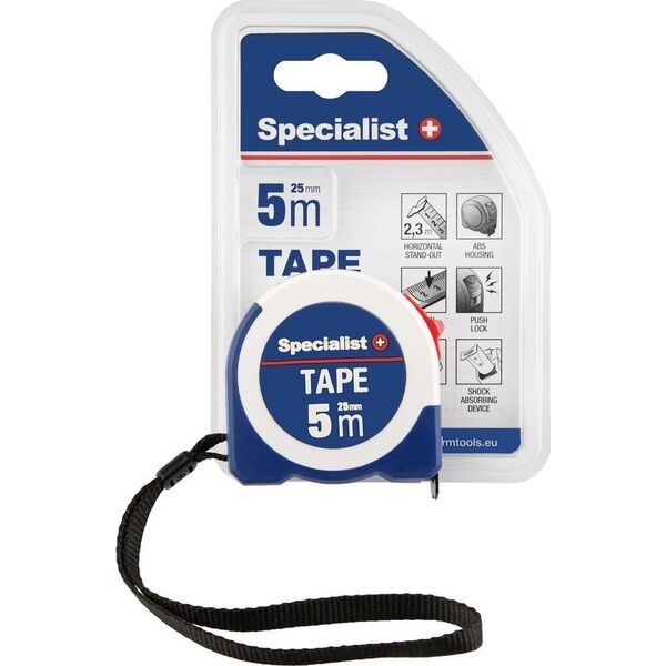 Specialist+ SPECIALIST+ TAPE ρουλέτας 5 m, 25 mm 14394828 4779039132261
