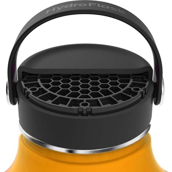 Hydro Flask Standard Mouth Flex Straw Cap water bottle, 700 ml - Black