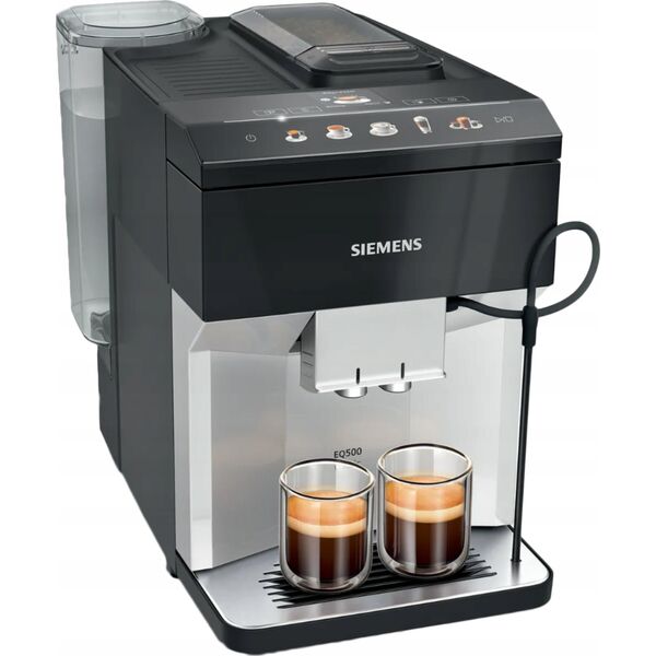 Siemens EQ.500 TP515R01 Bean to Cup Coffee Machine - Metallic Black