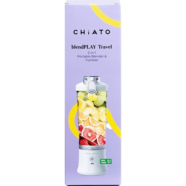 CHIATO BlendPLAY Travel Portable Blender - White