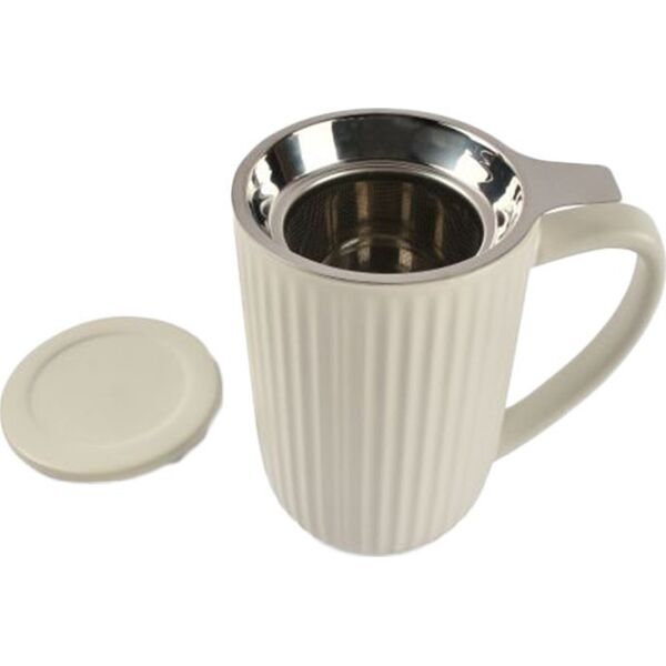 Tea mug Salt&Pepper Hi!Tea White, 600 ml