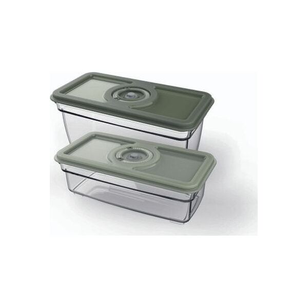 Vacuum container set for Electrolux EVFK1, EVFK1+ and EVSK1 vacuum sealers, 2 pcs.