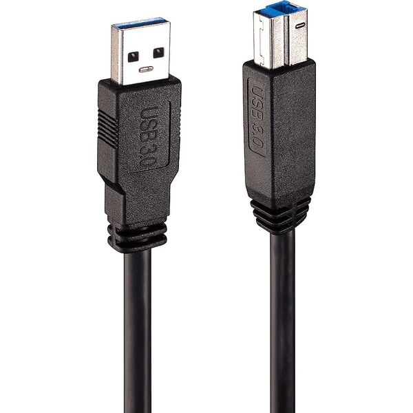Kabel USB Lindy USB-A - 10 m Czarny (43098)