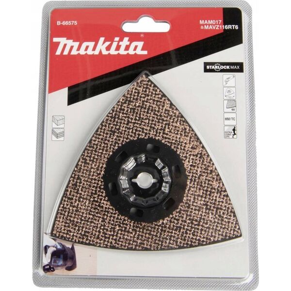 Makita MAKITA MT ΠΛΑΚΑ ΛΕΙΩΣΗΣ DELTA K60 116mm ΠΟΛΥ ΕΡΓΑΛΕΙΟ STARLOCK MAX 13489862 88381539470