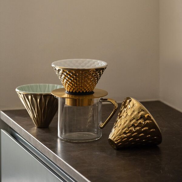 LOVERAMICS Loveramics Brewers - Σετ Dripper - Gold Special Edition 13556420 4891635820547