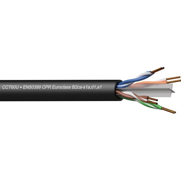 Procab Procab CCT60U-B2CA/3 Καλώδιο δικτύου - CAT6 - U/UTP - συμπαγές 0,25 mm; - 23 AWG - EN50399 CPR Eur 14081369 5414795043343