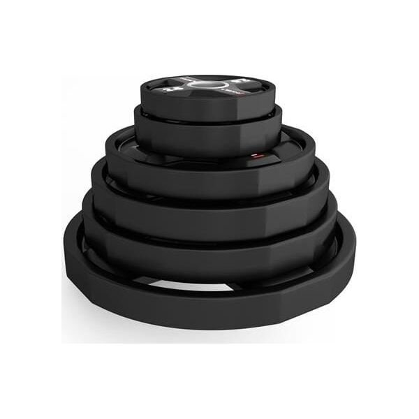 TPC SET ZESTAW TALERZY OLIMPIJSKICH POLIURETANOWYCH 2 x 2.5 - 25 KG CPU - 155KG HMS