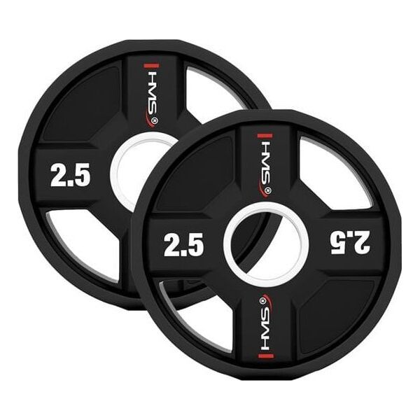 TPC SET ZESTAW TALERZY OLIMPIJSKICH POLIURETANOWYCH 2 x 2.5 - 25 KG CPU - 155KG HMS