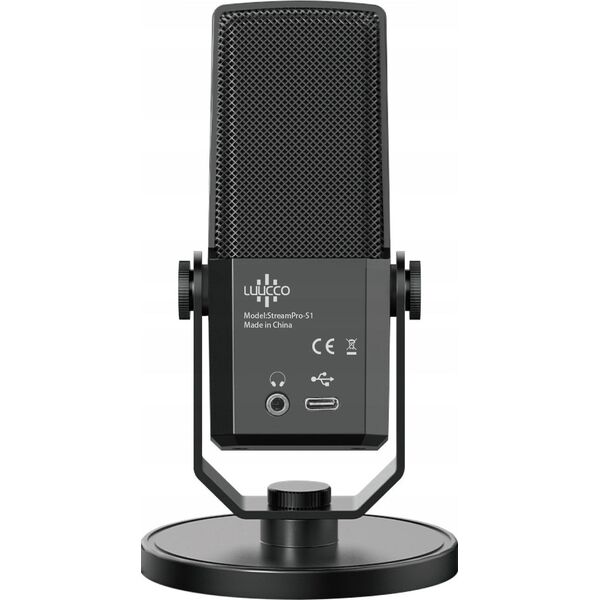 Mikrofon Pojemnościowy GAMINGOWY Studyjny 24bit 192kHz USB-C TYPE-C Statyw / Stream Pro - S1